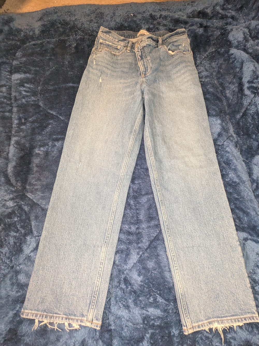 Abercrombie & Fitch Light Blue Straight Leg Jeans